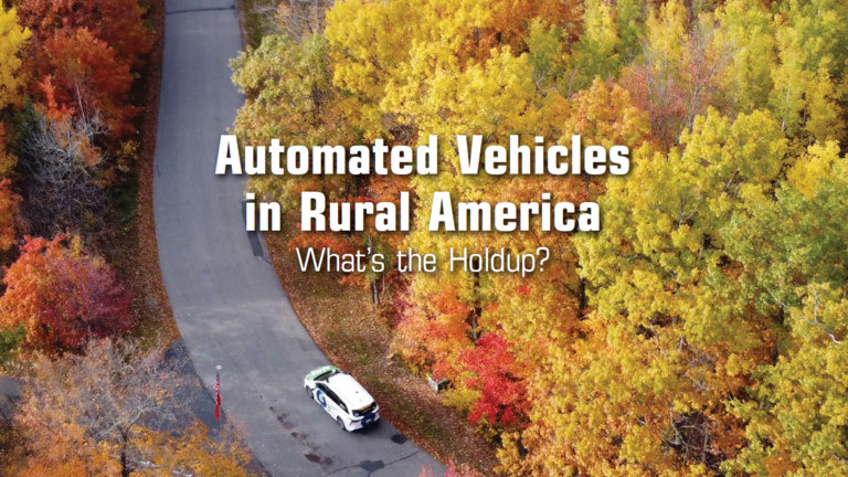AVs in Rural America: What's the Holdup?